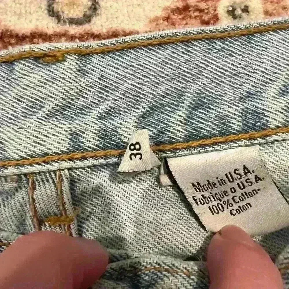 Vintage 90s Calvin Klein Easy Fit High Waisted Jeans - Picture 7 of 8